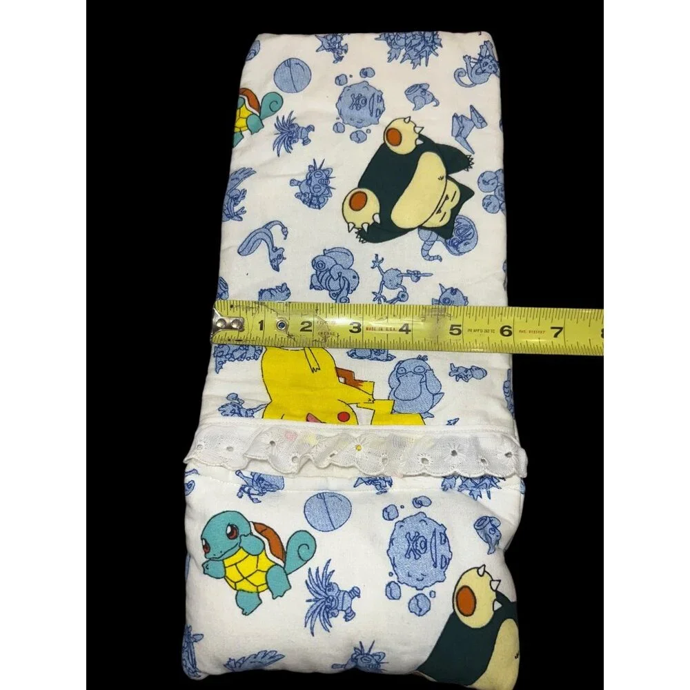 Vintage Homemade 1990s Beanie Baby/Doll‎ Sleeping Bag Pokemon 1998 13” Long